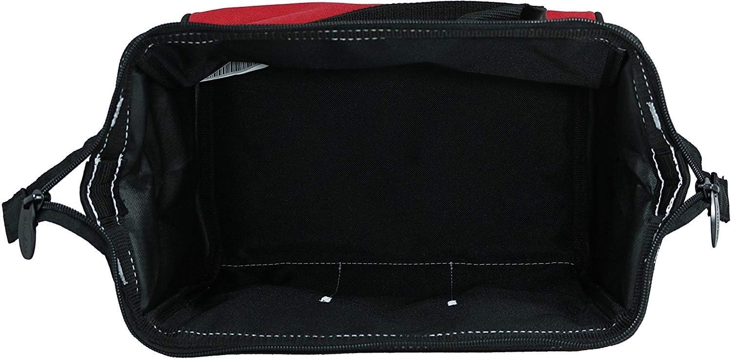 Husky 12 in 4 Pocket Tool Bag Zippered Top Water Resistant Wide Mouth 257 759