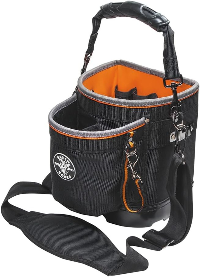 Klein Tools 5541610-14 Tool Bag with Shoulder Strap Has 40 Pockets for Tool Stor