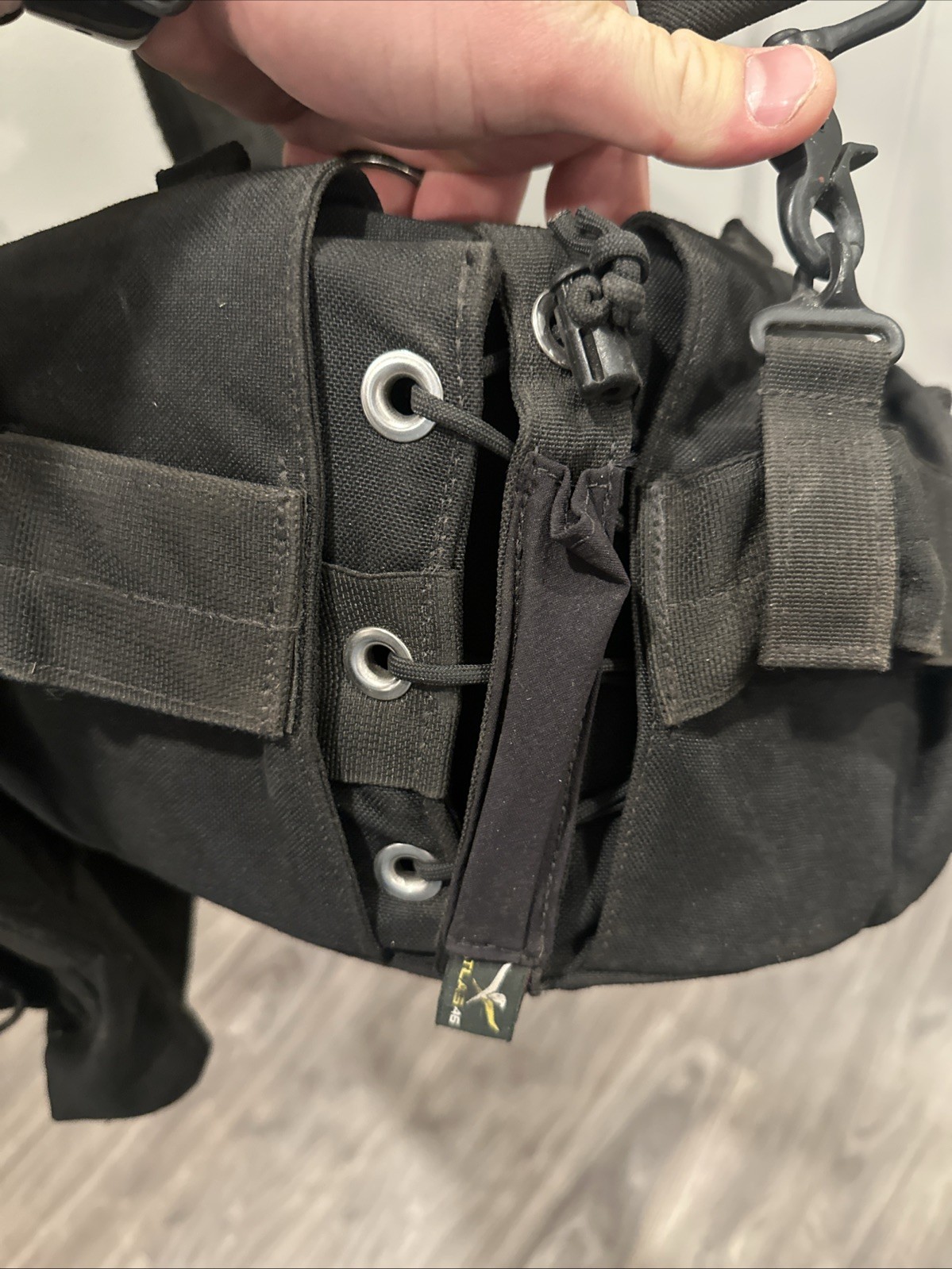 Atlas 46 Adjustable Padded Tool Belt Shoulder Organizer w/ Pouches Large 38-48