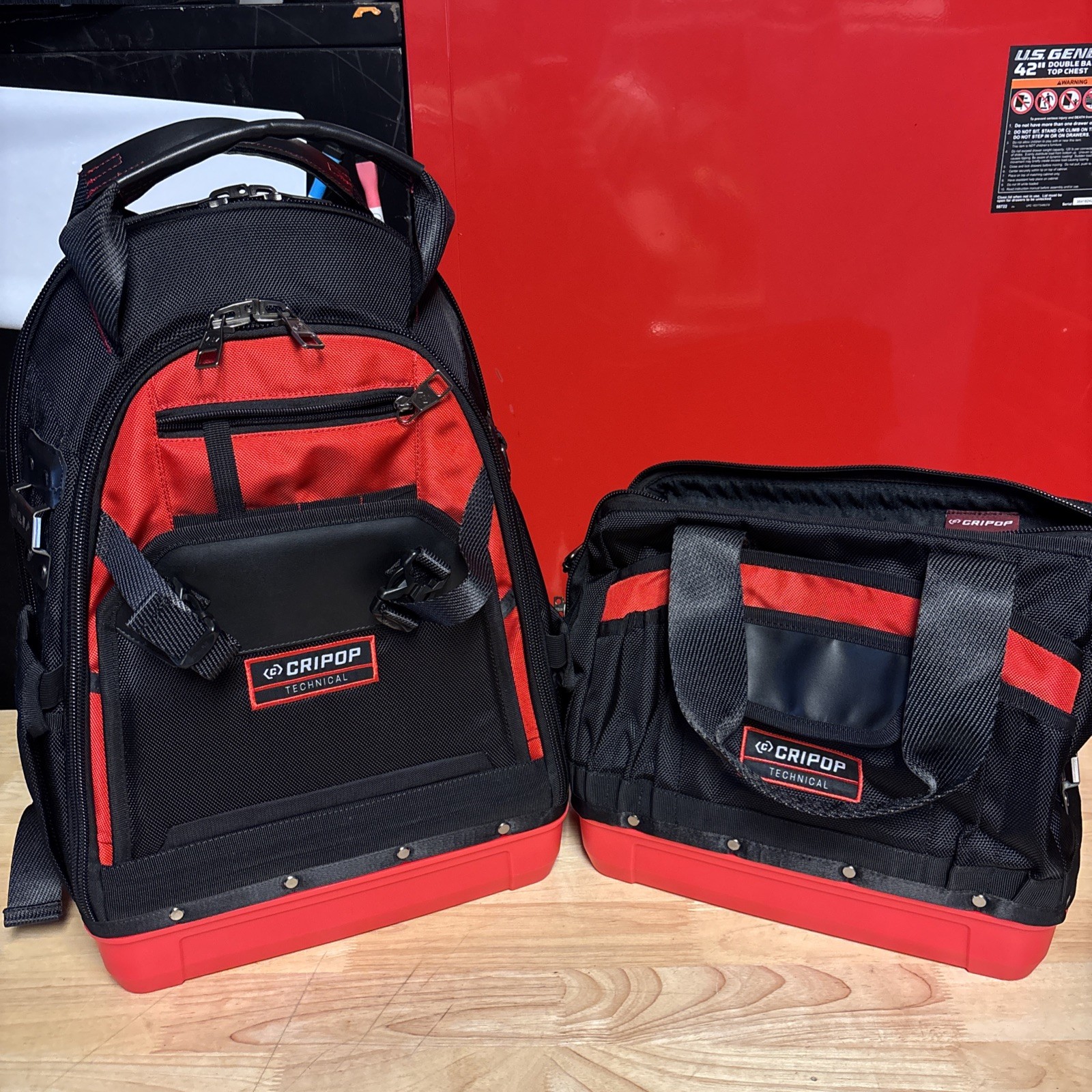 Cripop Tech Backpack And Wide Mouth BK22a SL18a Jobsite Bag Veto Packout Style