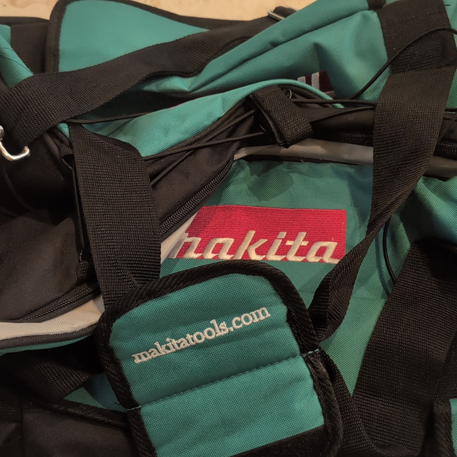 Makita LXT Rolling Tool Bag with Wheels, Teal/Black, 1 Item