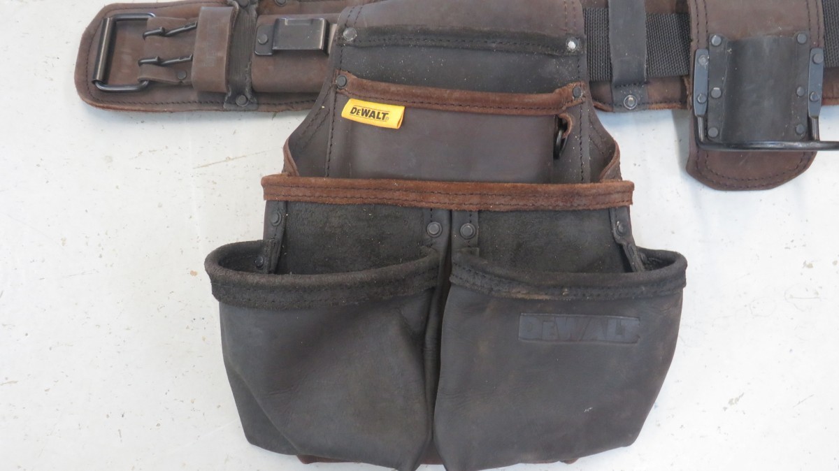 DeWalt Framer Leather Tool Belt, DWST5501130 (TDY031312)