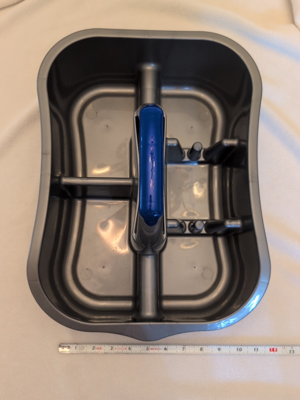 Tool Caddy True Living Gray With Blue Handle 10×14