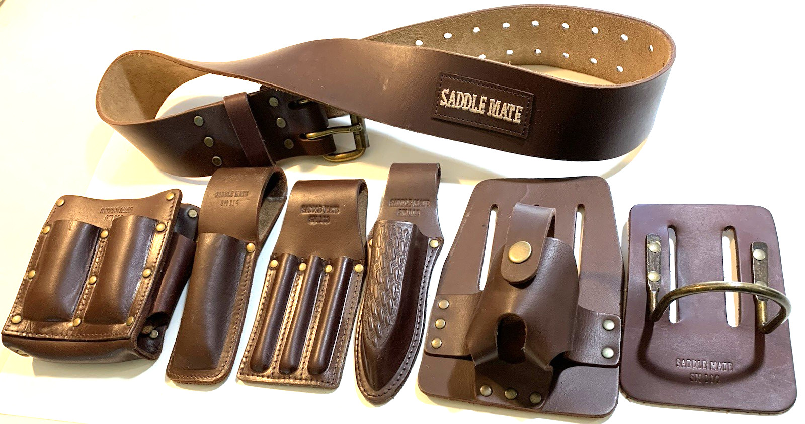 7 Pcs Saddle Mate leather utility tool belt SM110, 111, 112, 113, 114, 116 $89