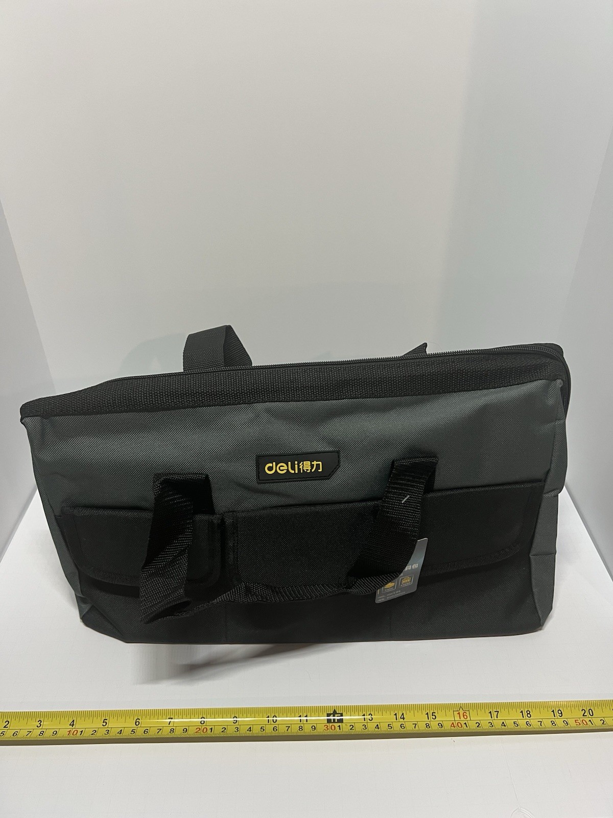 US-UPS 13 in Wide Mouth Tool Bag with Apex Handle Design