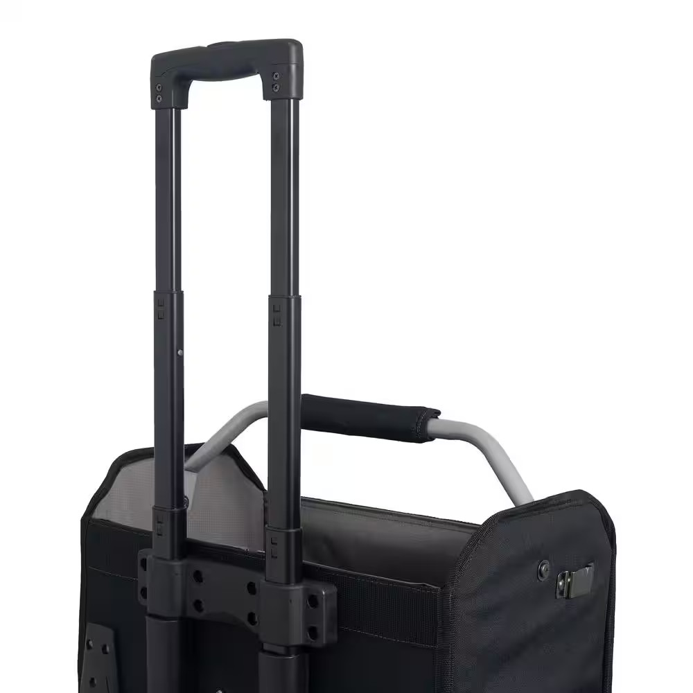 18 In. Rolling Tool Tote Bag with Extended Handle