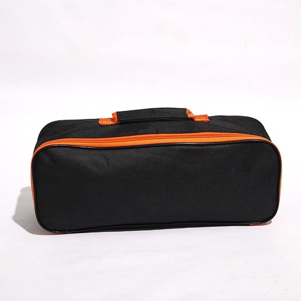 Open Top Tool Tote,Wide Mouth Power & Hand Tools 16 inch-1pcs, Black