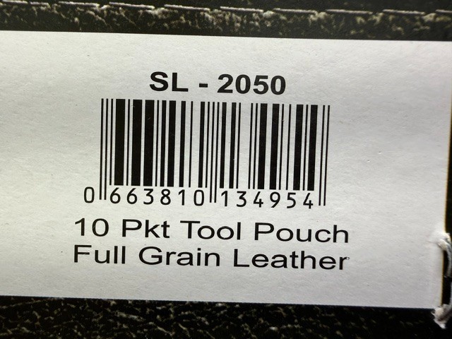 SUPREME LEATHER full grain leather PREMIER CARPENTERS TOOL POUCH