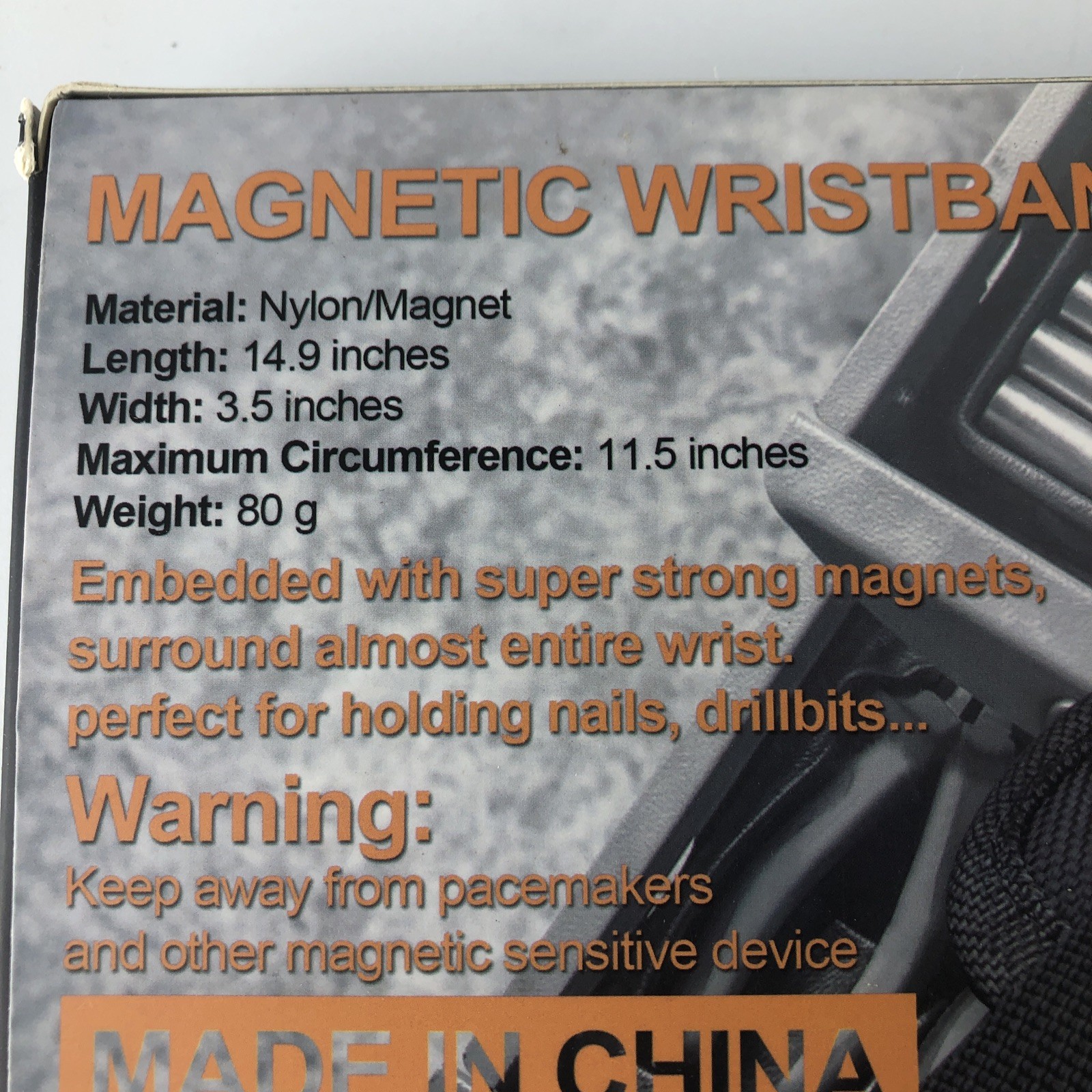 2 Pack Magnetic Wristbands Soft Digits one size fits all light weight strong
