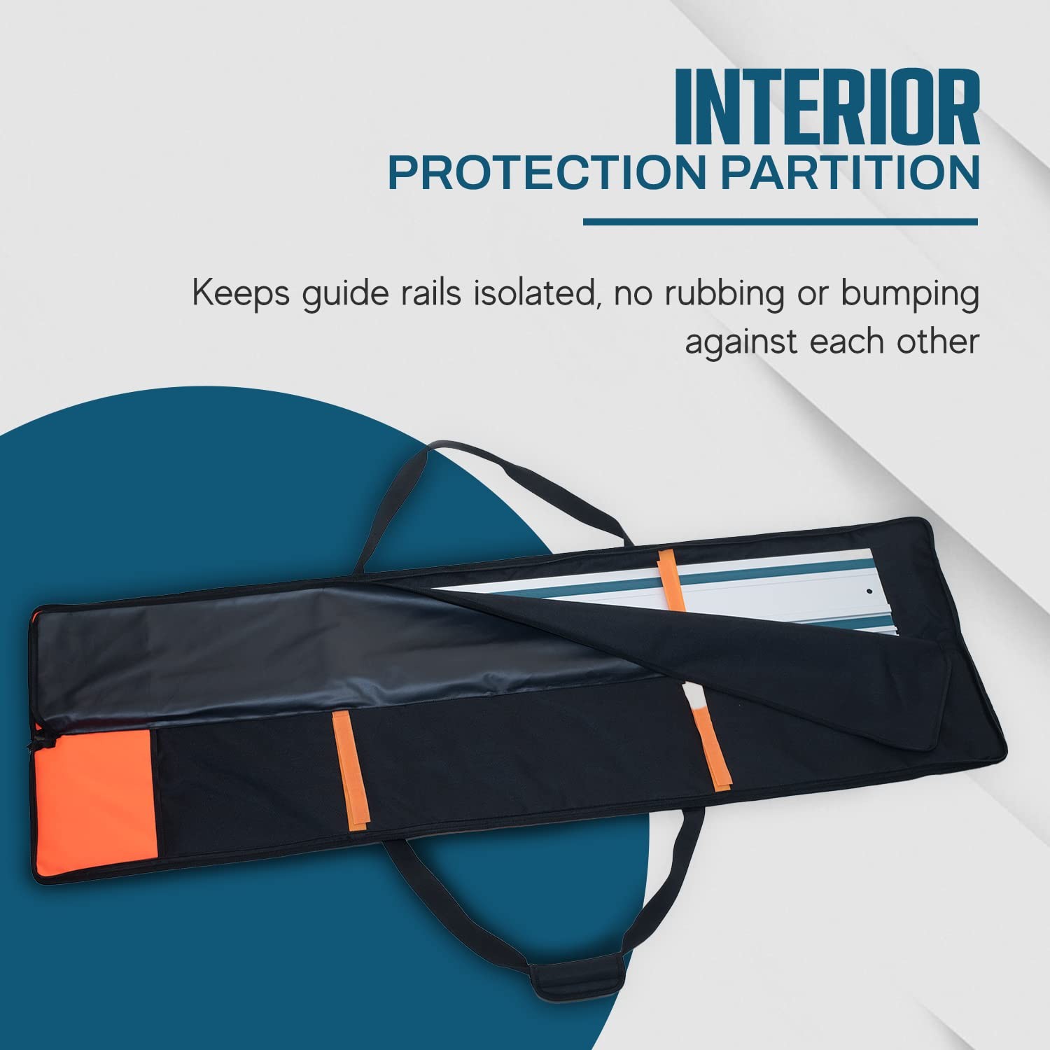 Guide Rail Bag – Protective Track Saw Bag For Saw Guide Rails up to 59″