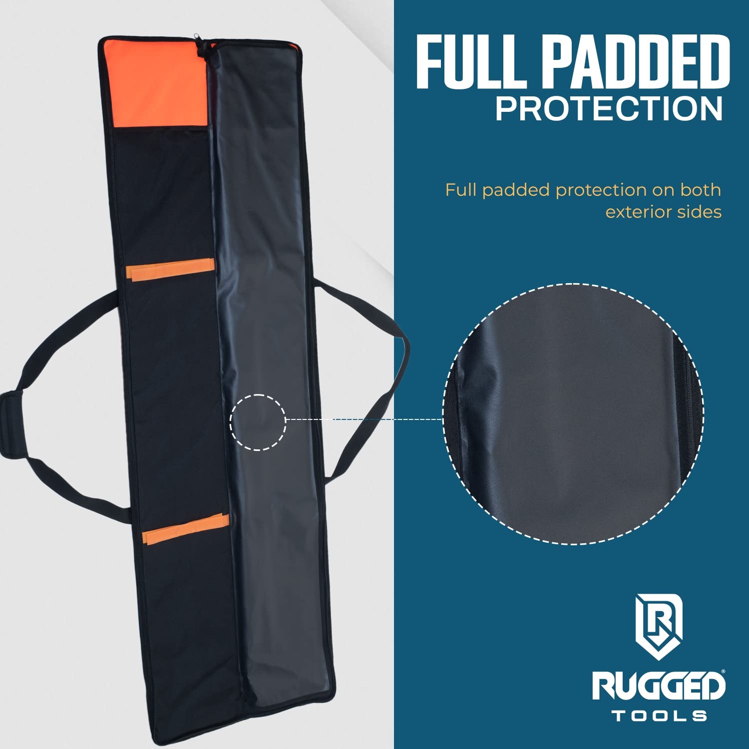 Guide Rail Bag – Protective Track Saw Bag For Saw Guide Rails up to 59″