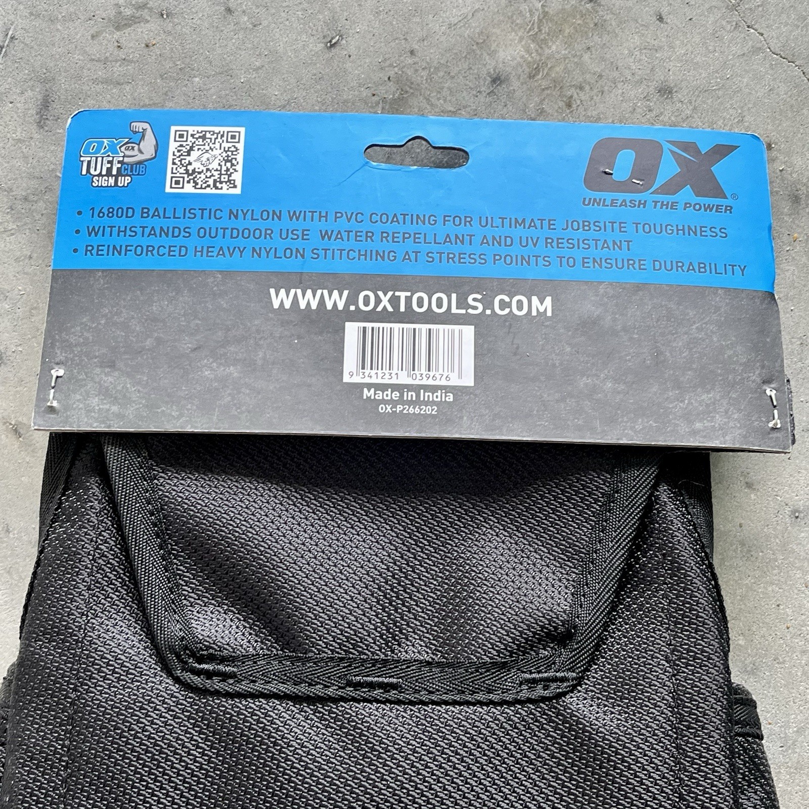 OX Tools Dynamic Nylon 7 Pocket Tool Pouch with Hammer Holder