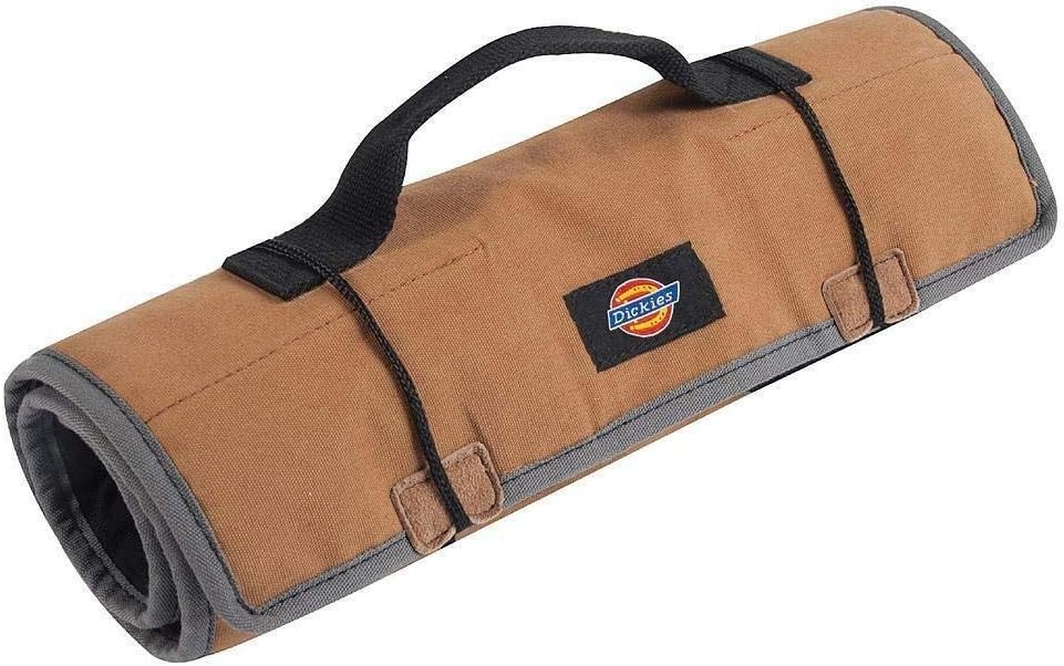 Durable Canvas Wrench Roll Organizer – 23 Pockets for Mechanics, 13.5 x 12.75 in