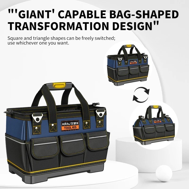 AIRAJ Multifunctional Tool Bags 1680D Oxford Cloth Electrician Bags Waterproof