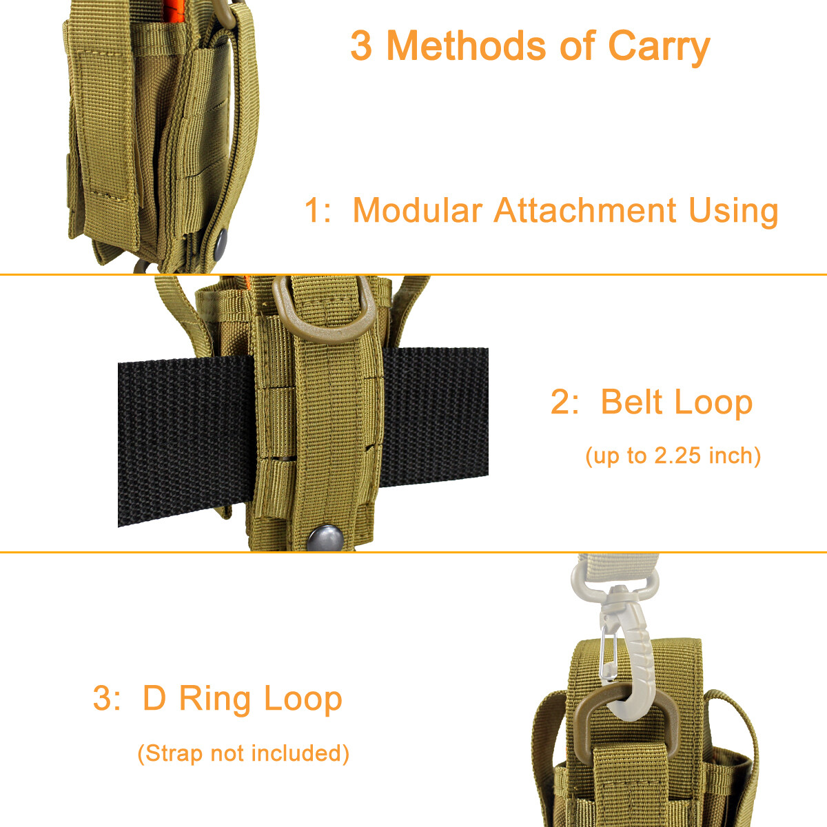 Universal Multi Pockets Tool Holster Sheath Tool Organizer MOLLE Pouch