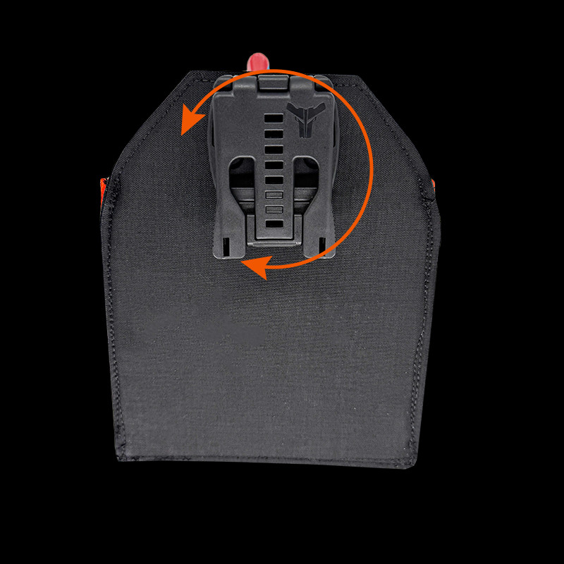 Atlas 46 Professional Technician’s Pouch – ROTATE/QUICK RELEASE Black/Orange