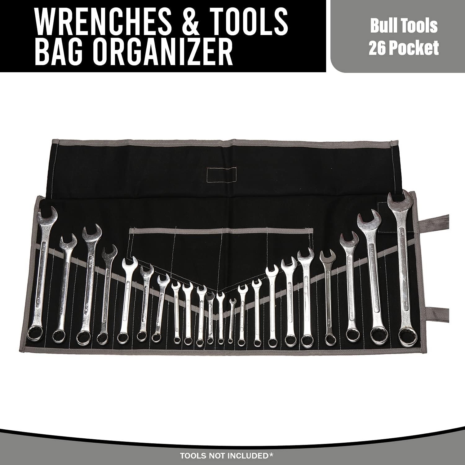 Versatile Waterproof Tool Organizer with 26 Pockets – Perfect for Professionals