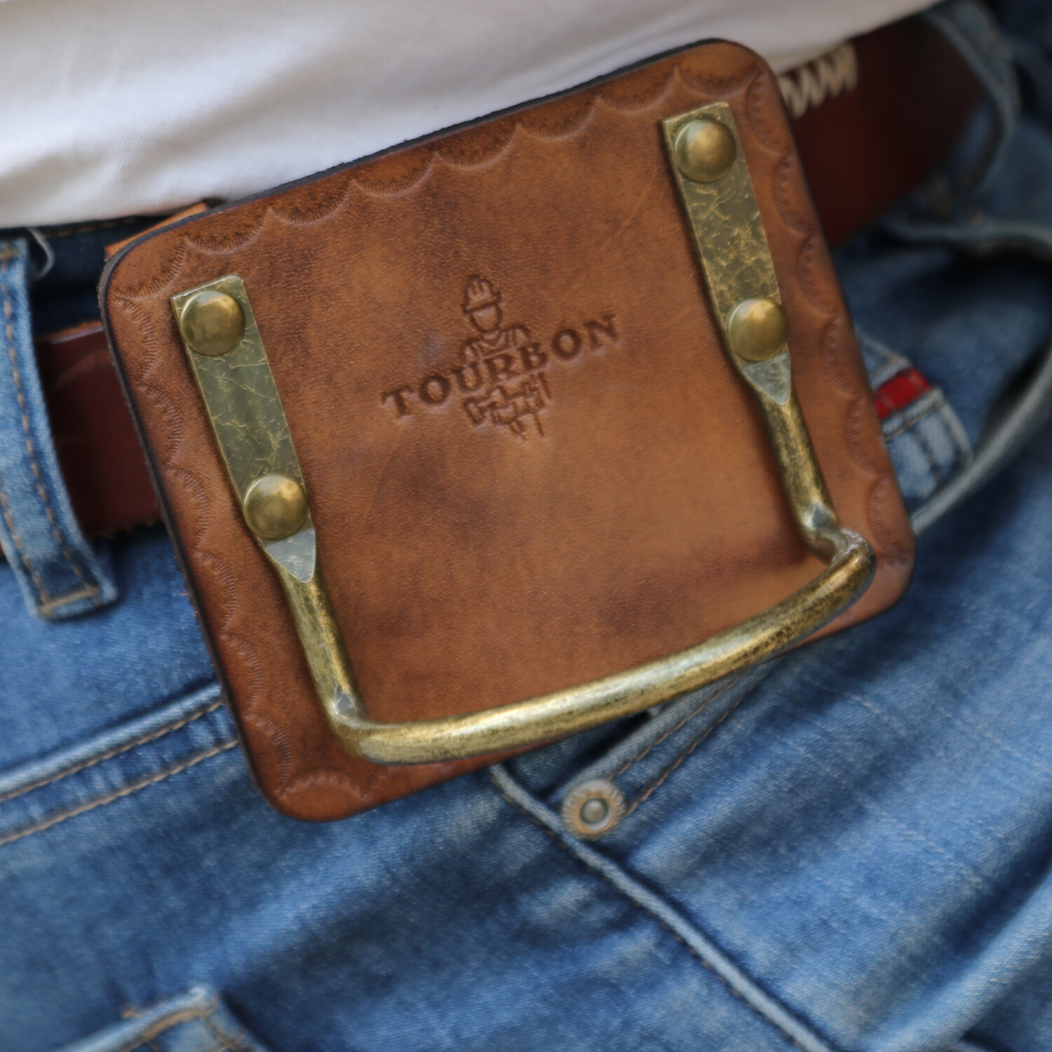 Tourbon Leather Axe Holster/Hammer/Wrench Holder Belt Gear Tools Storage Pouch