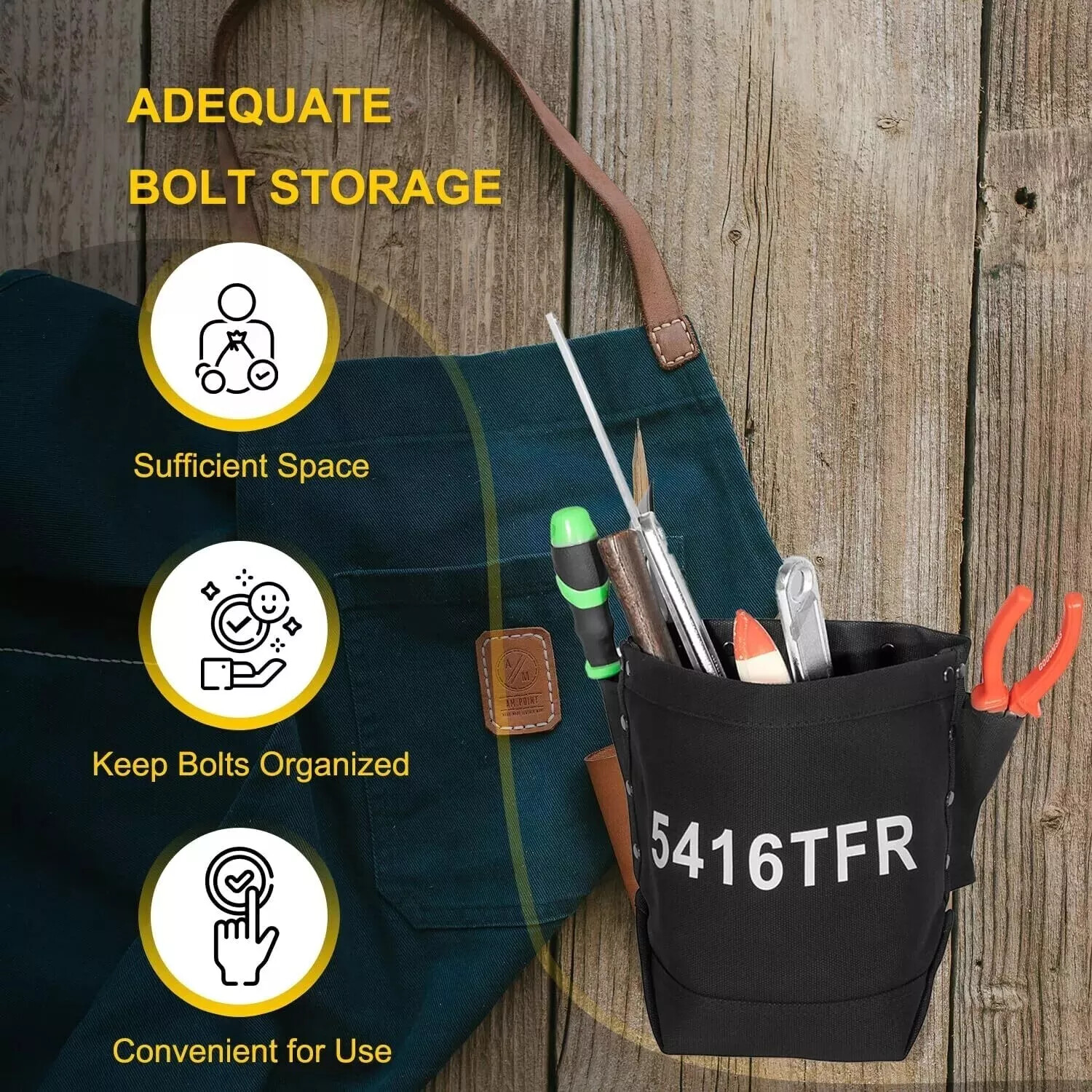5416TFR Flame Retardant Tool Kit w Replacement Probe Tip Hole, Water Repellent