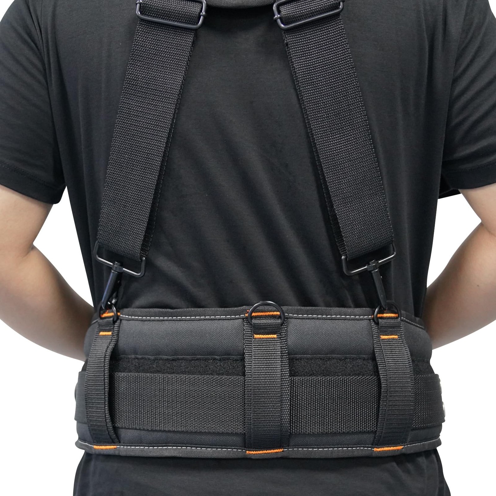 20-222 Heavy Duty Polyester Tool Rig Padded Belt, Black