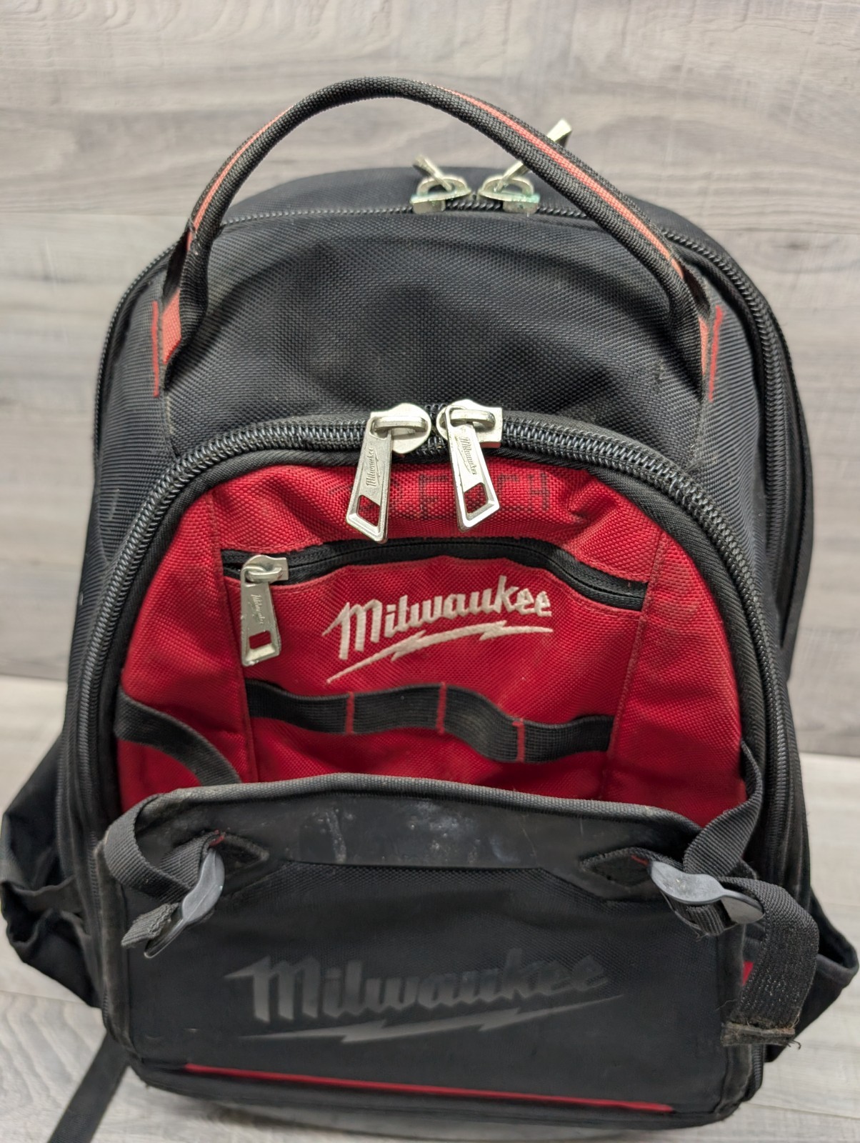 Milwaukee 48-22-8200 35-Pocket Impact Resistant 1680 Ballistic Backpack Jobsite