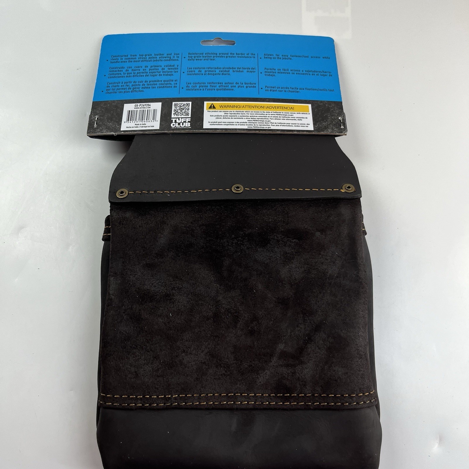 OX PRO LEATHER 1-POCKET UTILITY BAG