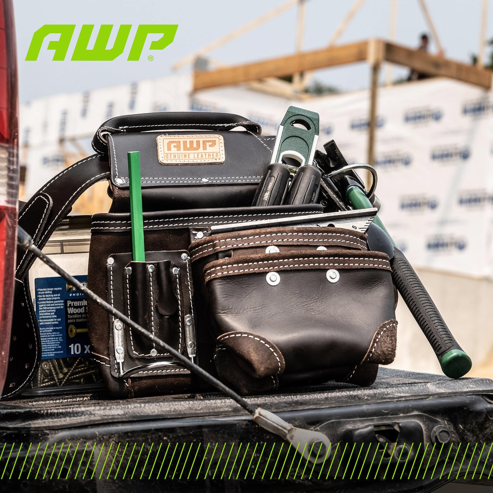 Trapjaw Oiltan Leather Tool Rig l9031 Brown
