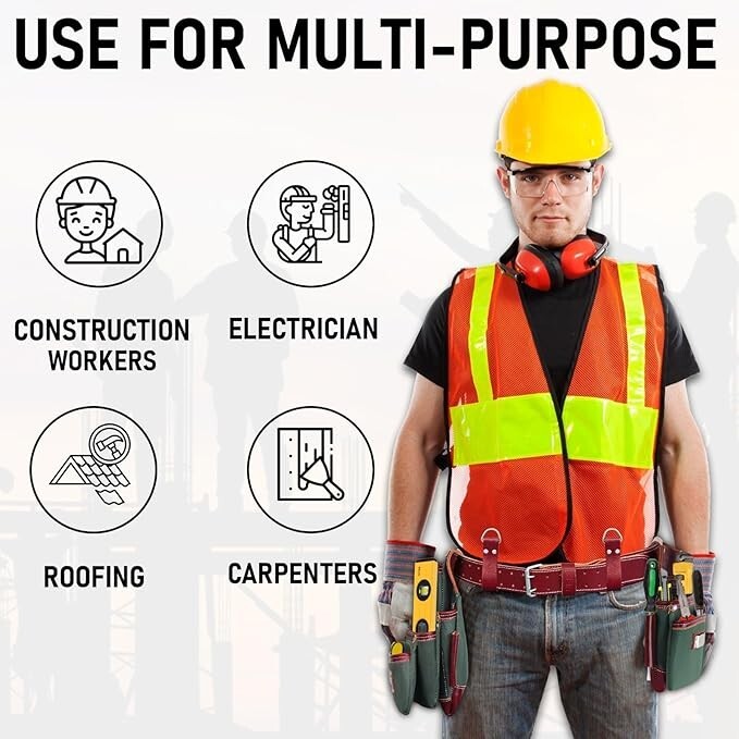 FUERI Tool Belt with Suspender Heavy Duty Nylon Leather Bags Pouches Holder Belt