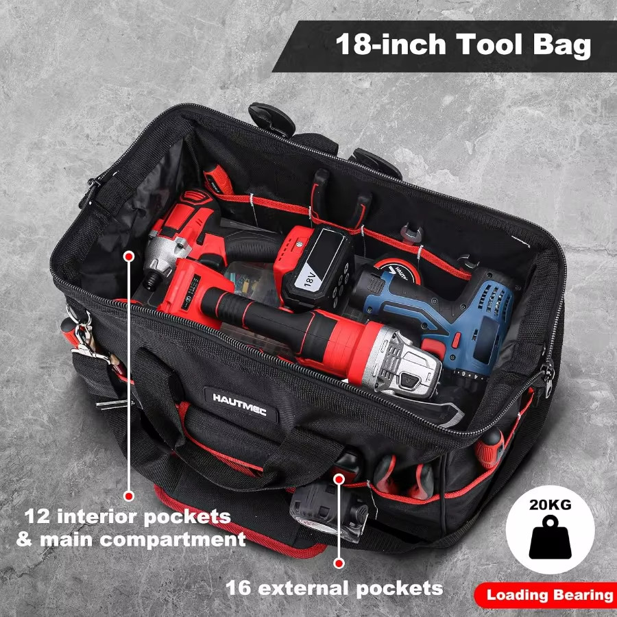3-Piece Heavy Duty Tool Bag Bundle 1680D Oxford Cloth SHIPS FROM USA