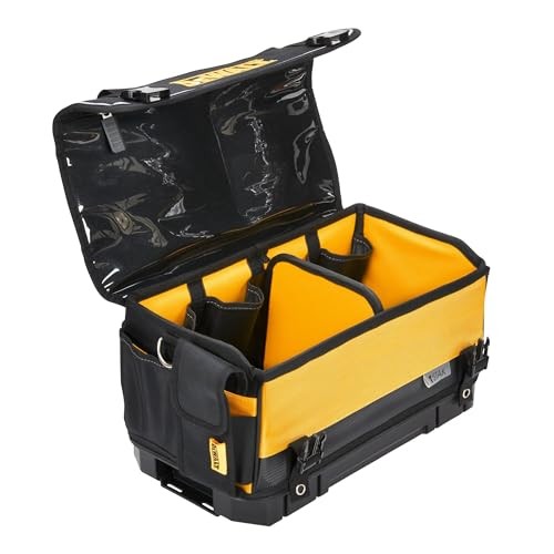 16″ Tool Tote Bag with Organizer Hard Bottom