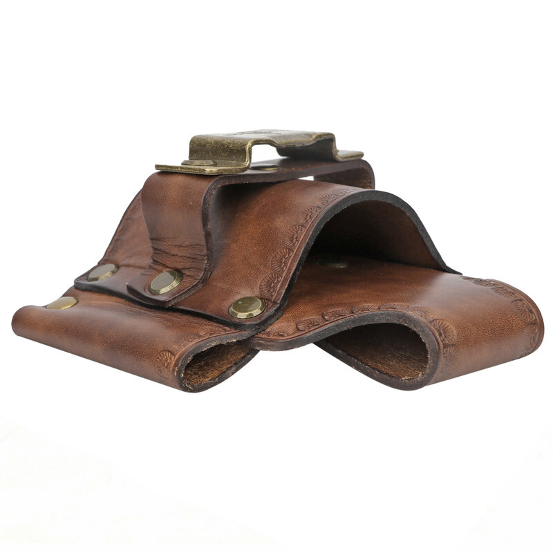 Tourbon 3-Way Workshop Leather Tape Measure/Plier/Screwdriver Holster Belt Pouch