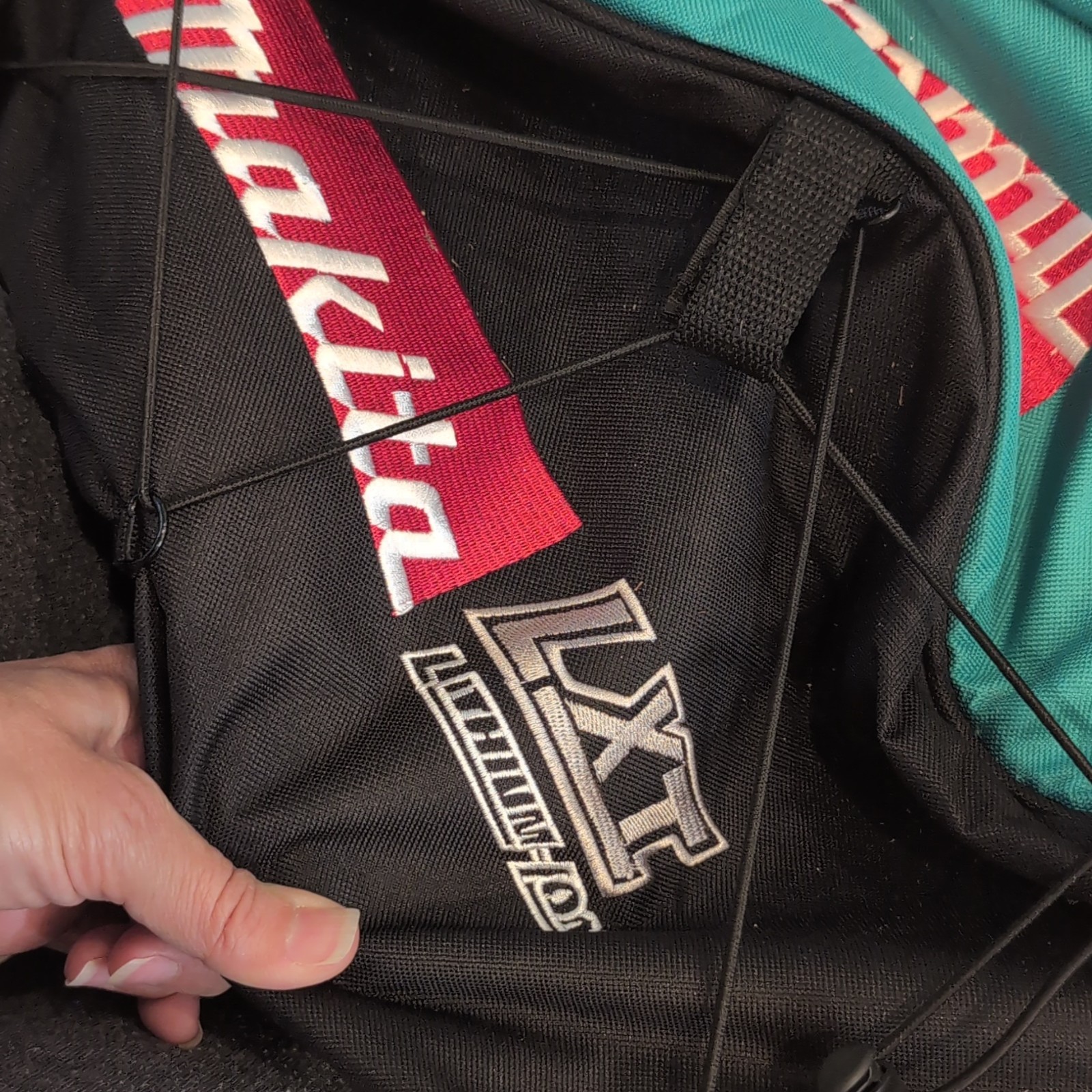 Makita LXT Rolling Tool Bag with Wheels, Teal/Black, 1 Item