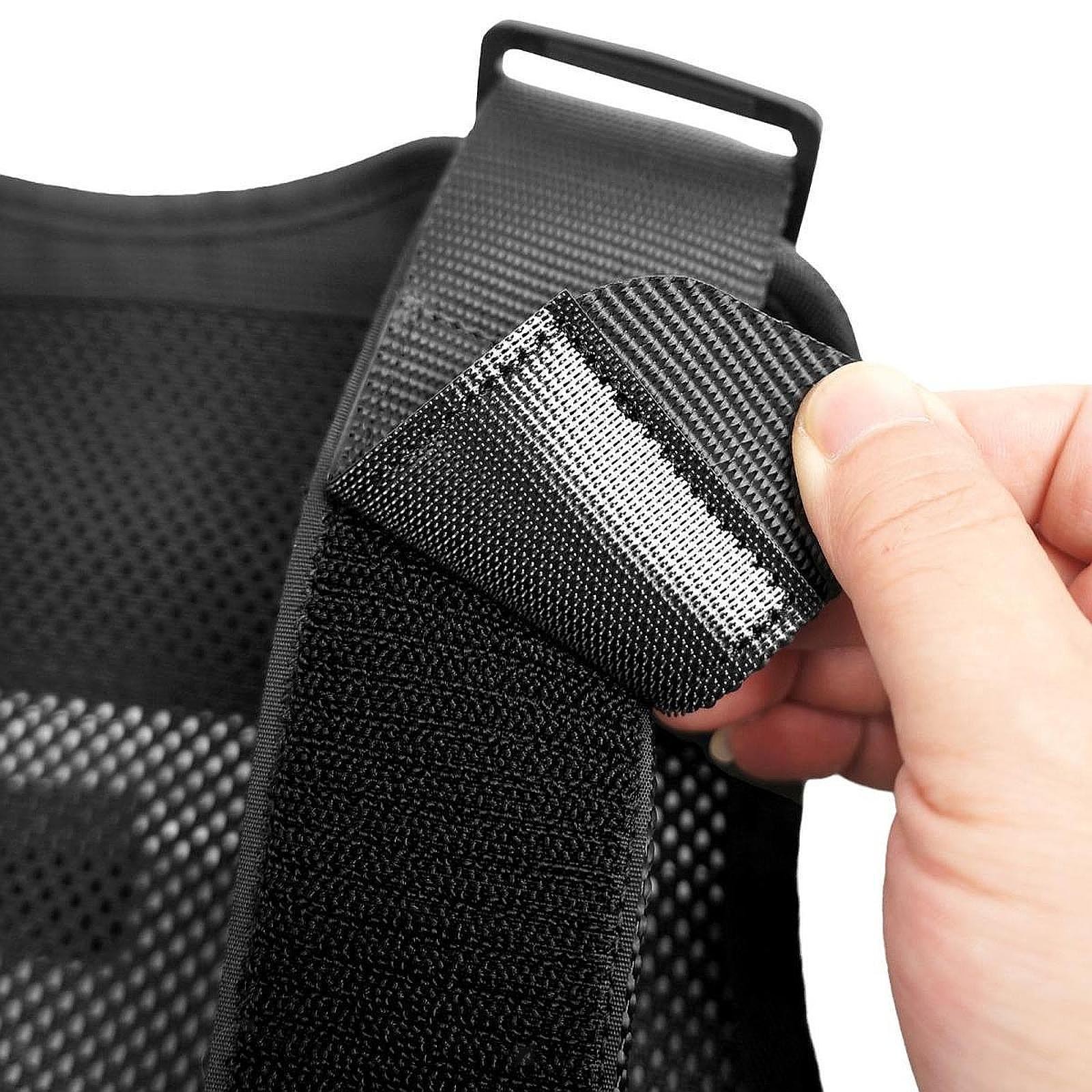 Electrician Tool Vest Carpenters for Men Women Heavy Duty with Pockets Black