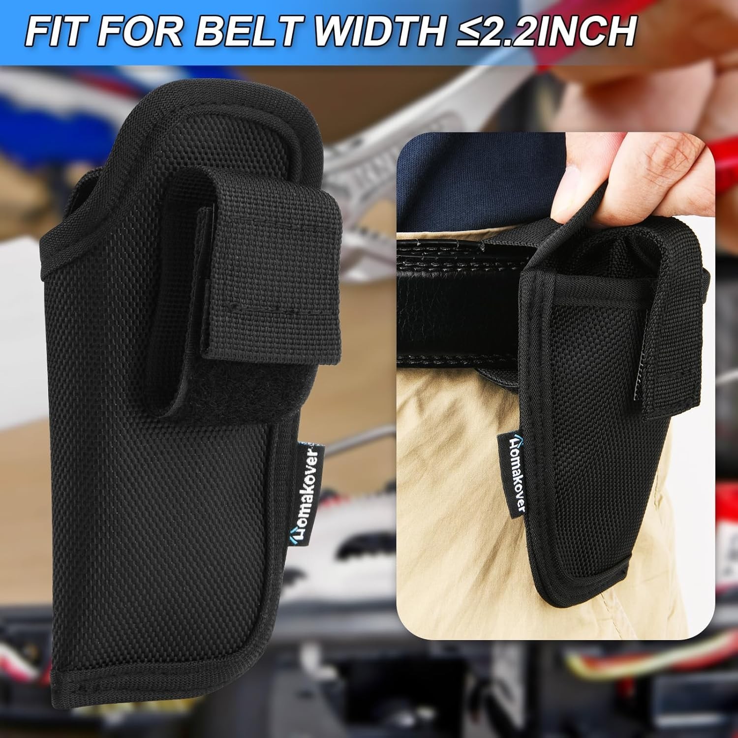 1 Pack Black 1680D Belt Sheath Pouch Holder For KNIPEX Cobra Pliers (Pouch Only)