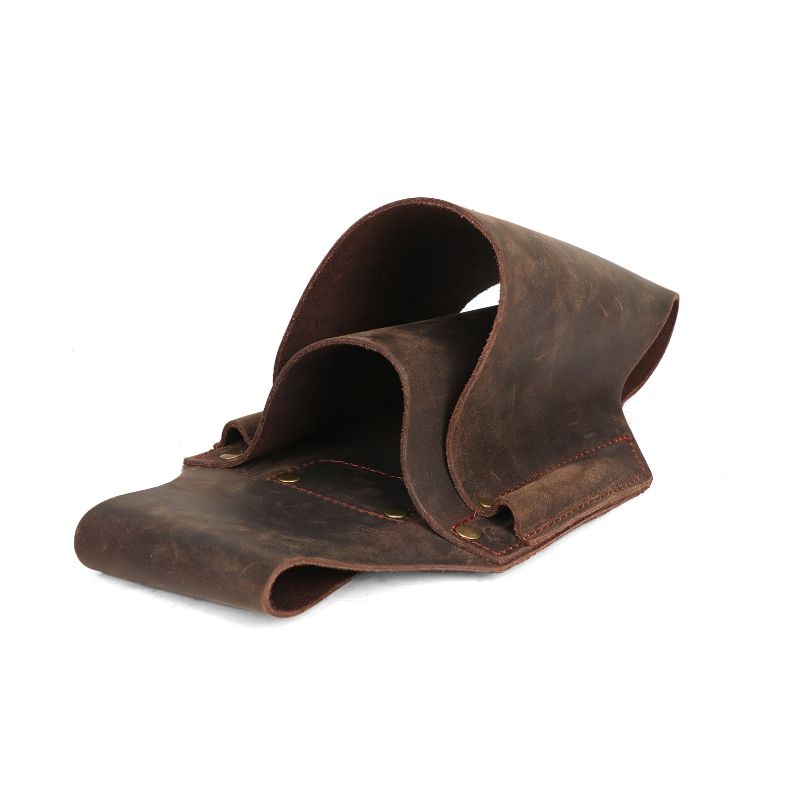 Leather Tool Holder Belt Storage Tree Logger Wedge Holster File Case Bag