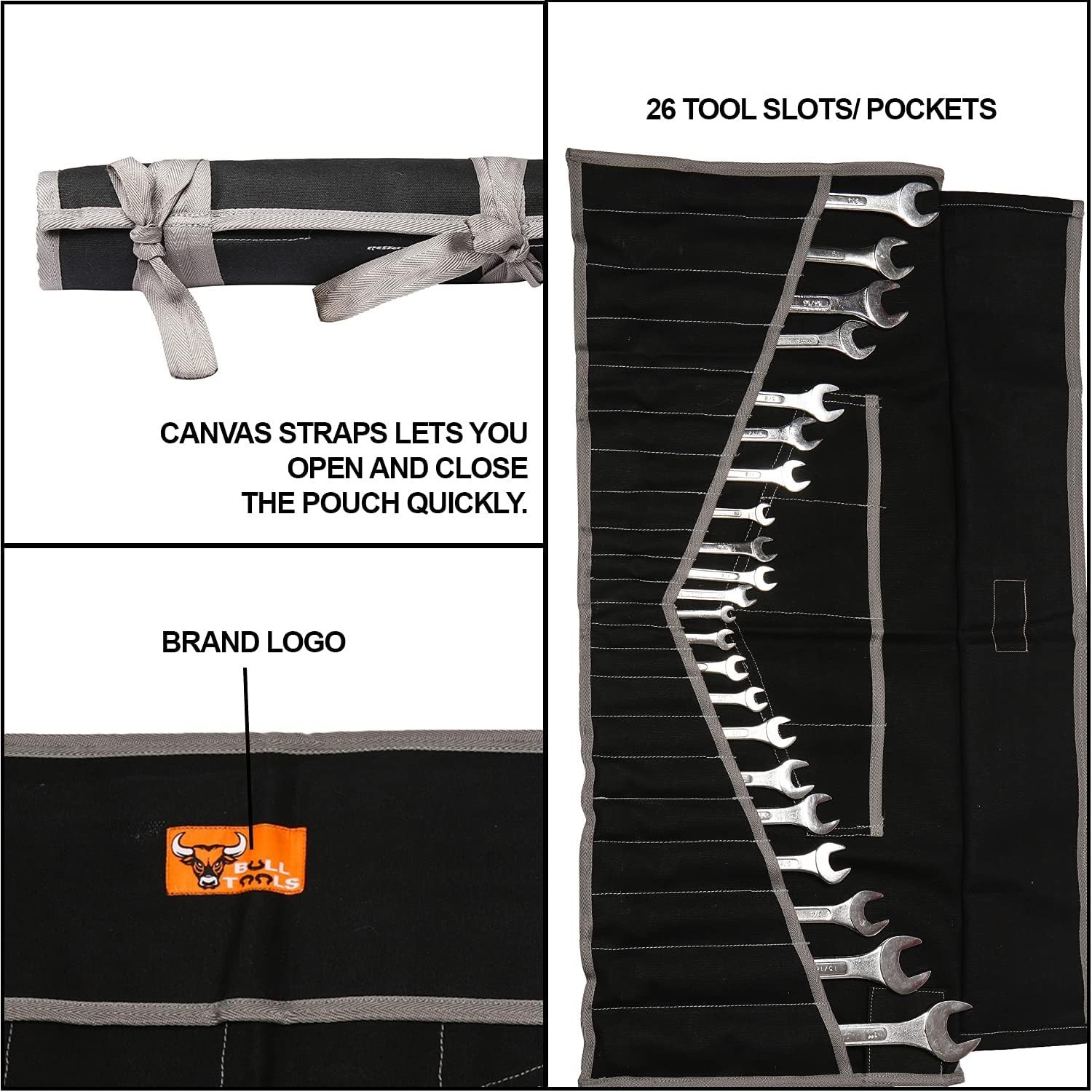 Versatile Waterproof Tool Organizer with 26 Pockets – Perfect for Professionals