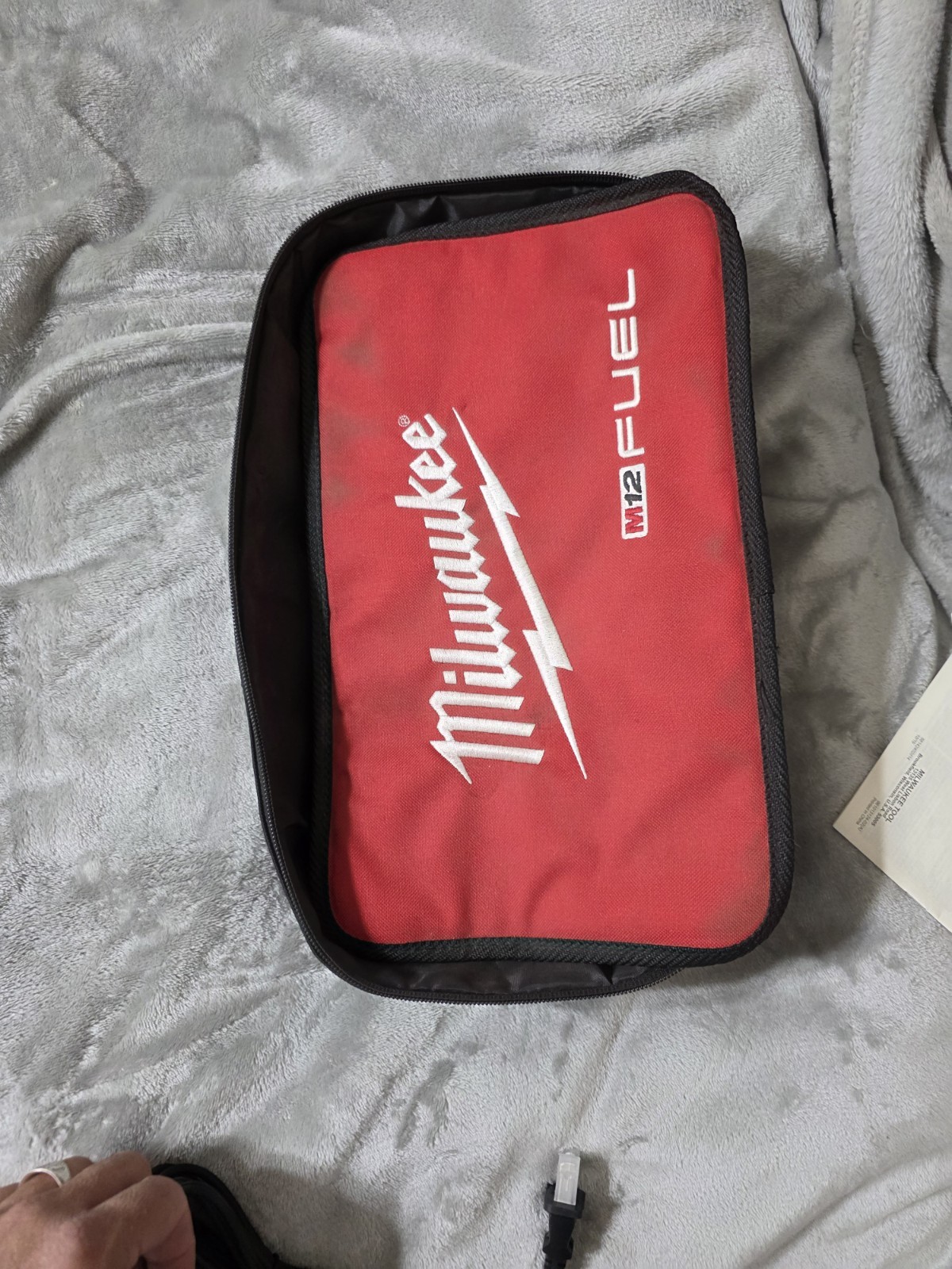 Milwaukee M12 FUEL 14in Tool Bag Contractor Soft Case Zipper