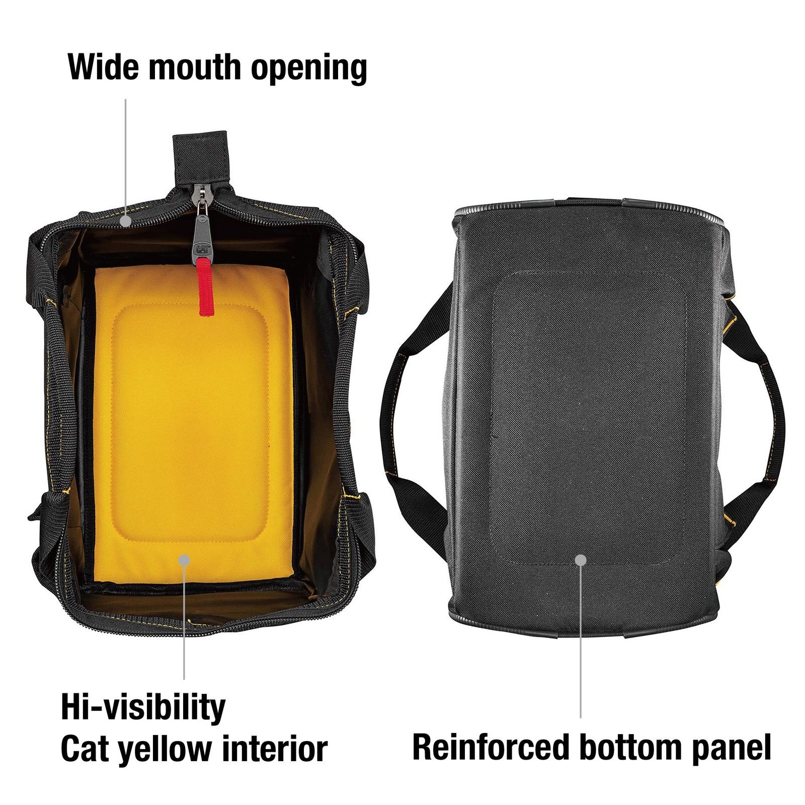Cat 13 Inch Wide-Mouth Tool Bag – 240042