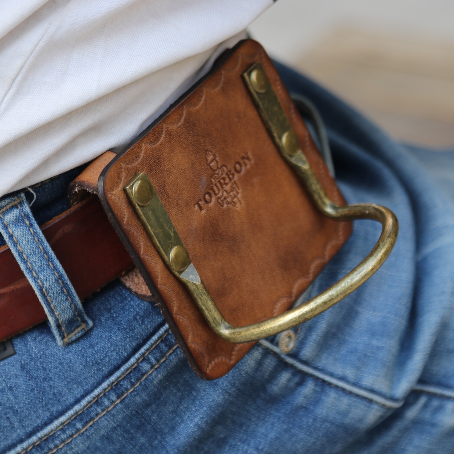 Tourbon Leather Axe Holster/Hammer/Wrench Holder Belt Gear Tools Storage Pouch