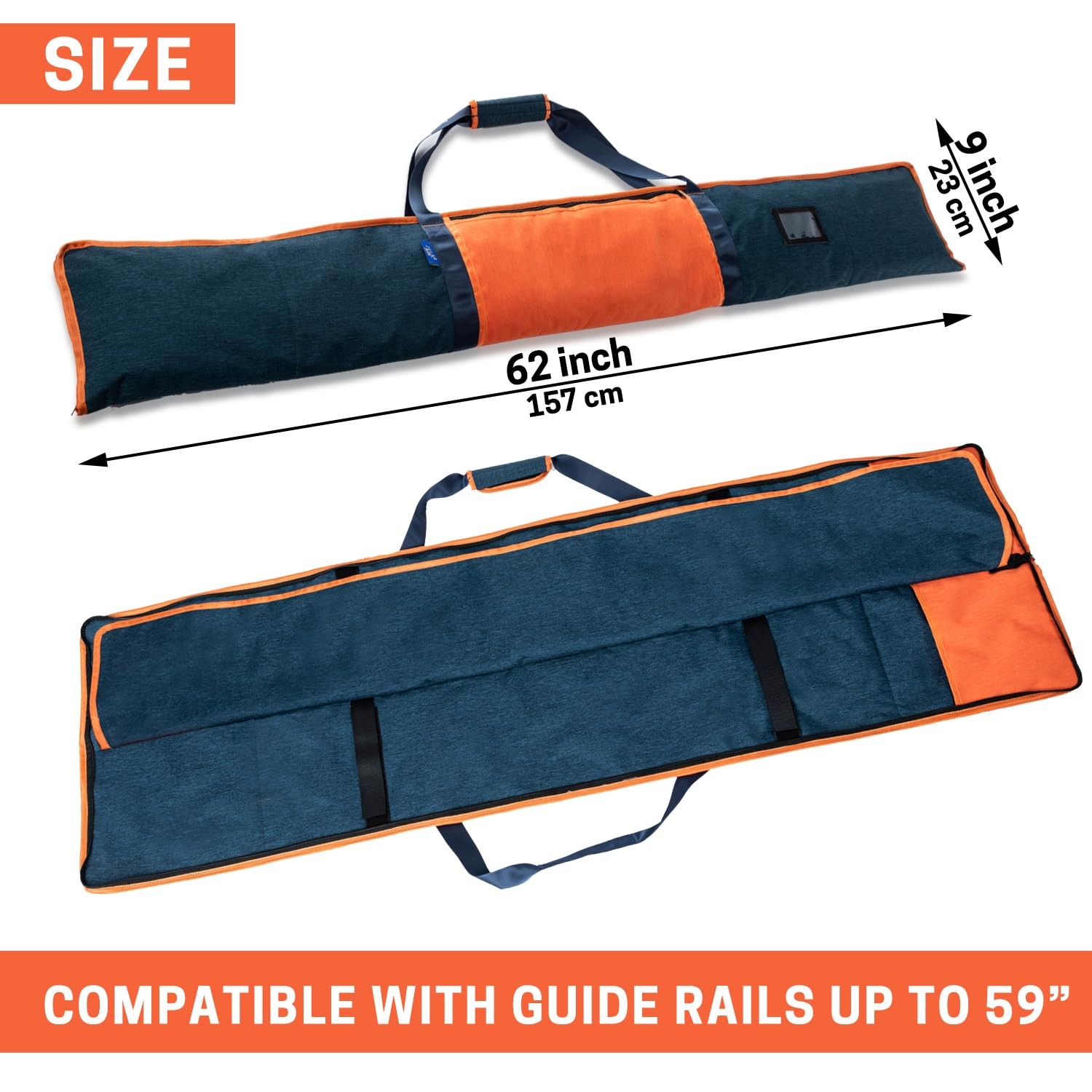 Premium Guide Rail Bag, Double Side Track Saw Bag, Protective Carrying Case f…