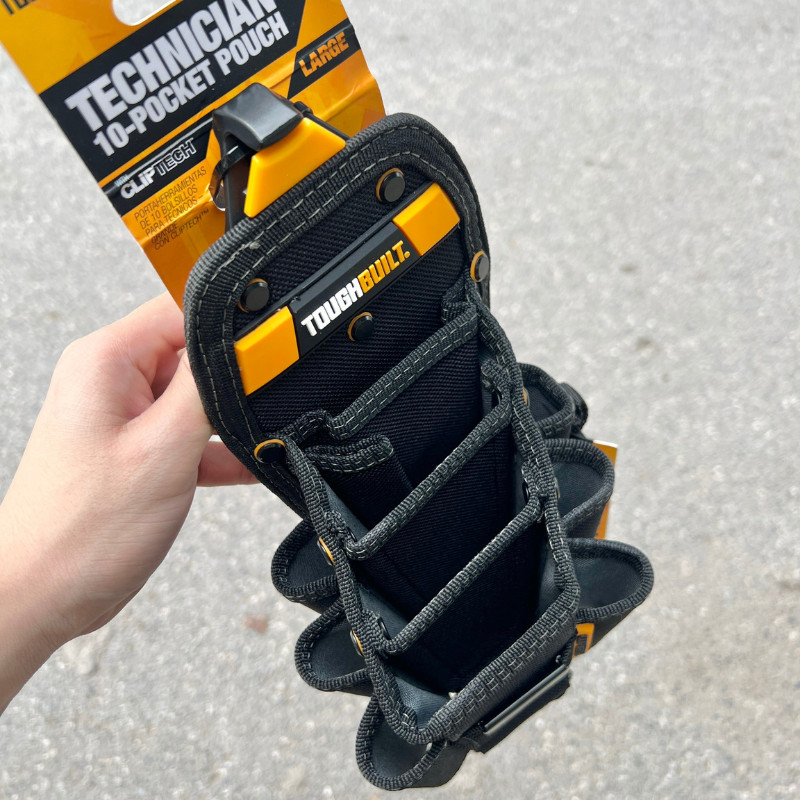 TOUGHBUILT TB-CT-36-L10 Electrician Technician Tool Belt Pouch Utility Waist Bag