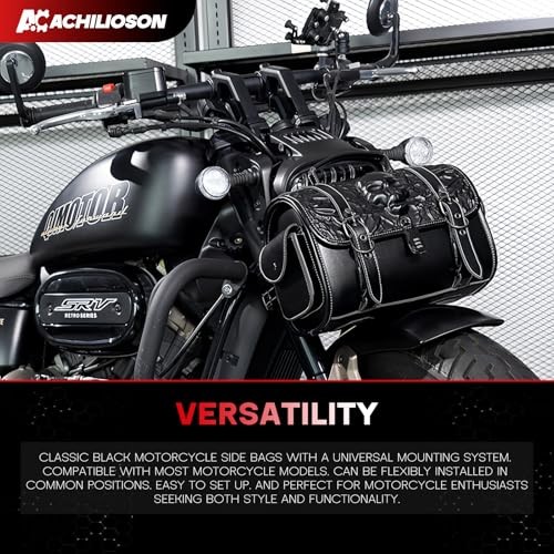 16L Motorcycle Tool Bag with 3D Combination Lock – Skull Bag