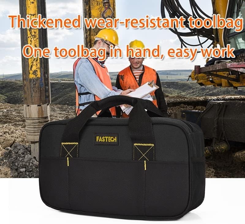 14″ Heavy Duty Tactical Tool Bag Non-Slip Base Durable Portable Tool Storage