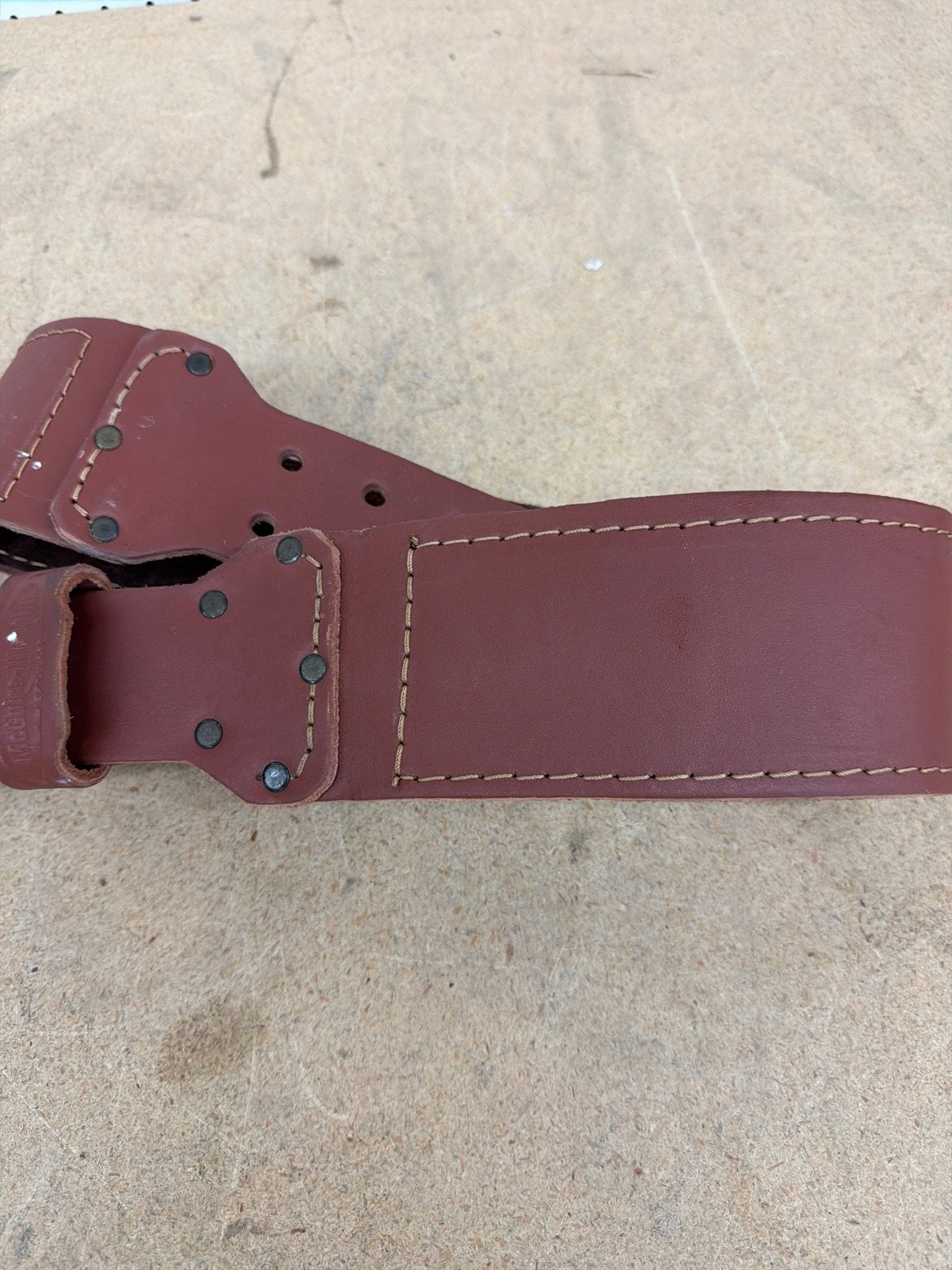 OX TOOLS Pro 3 in. Size Small/Medium Oil-Tanned Leather Tool Belt