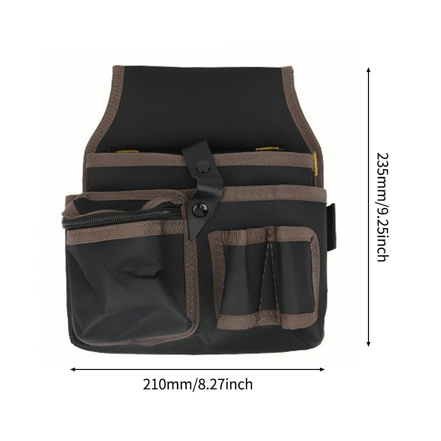 Electrician Waist Pocket Belt Tool Pouch Bag, Hardware Toolkit Work Organizer