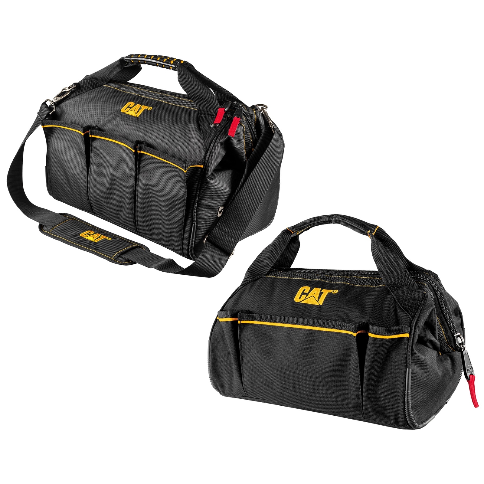Cat 2 Piece Wide Mouth Tool Bag Set – 240160