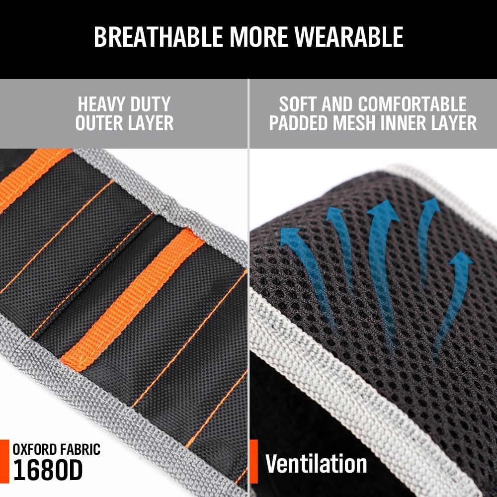 Premium Magnetic Wristband for Tools – Ideal Gift for DIY Enthusiasts