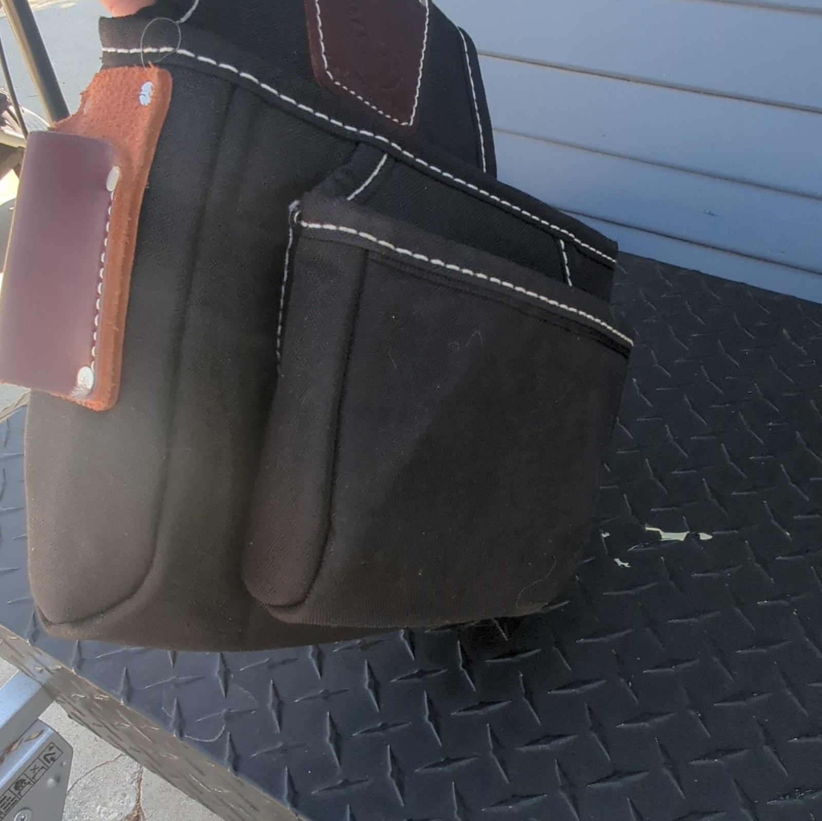 Occidental Leather Oxy Tool Shield 4003 Tool Pouch Hammer Holder Black Leather