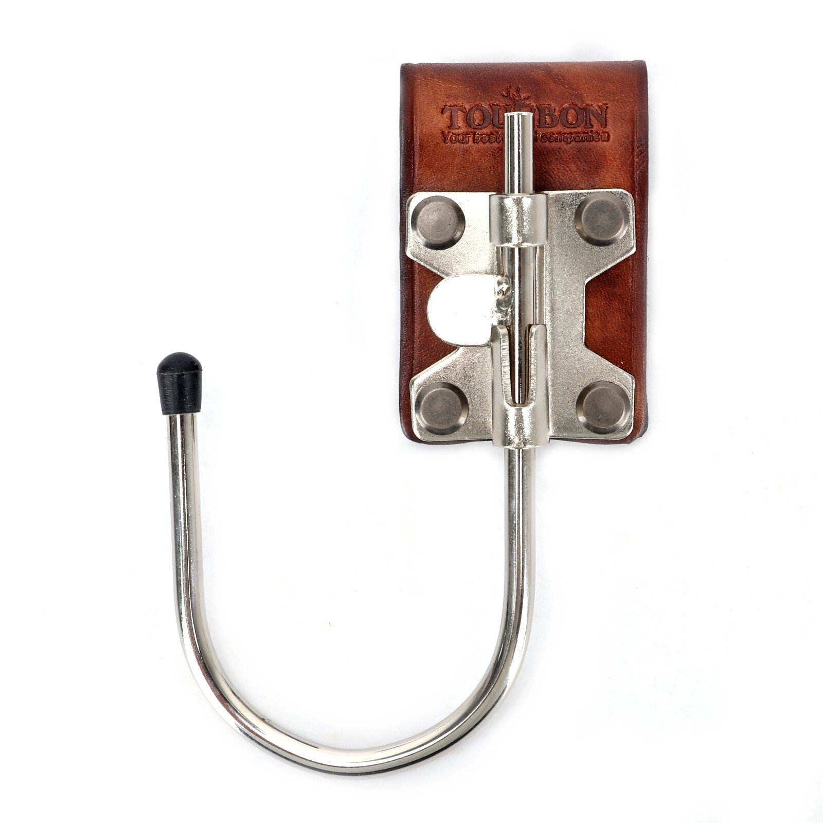 Tourbon Steel Float Tool J Hook for Belt Loop Trowel Power Cord Carrying-Leather