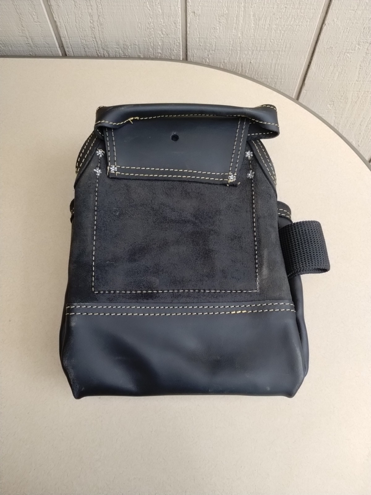 Dave White’s Site Pro 12-Pocket Carpenter’s Top Grain Leather Nail Tool BAG ONLY